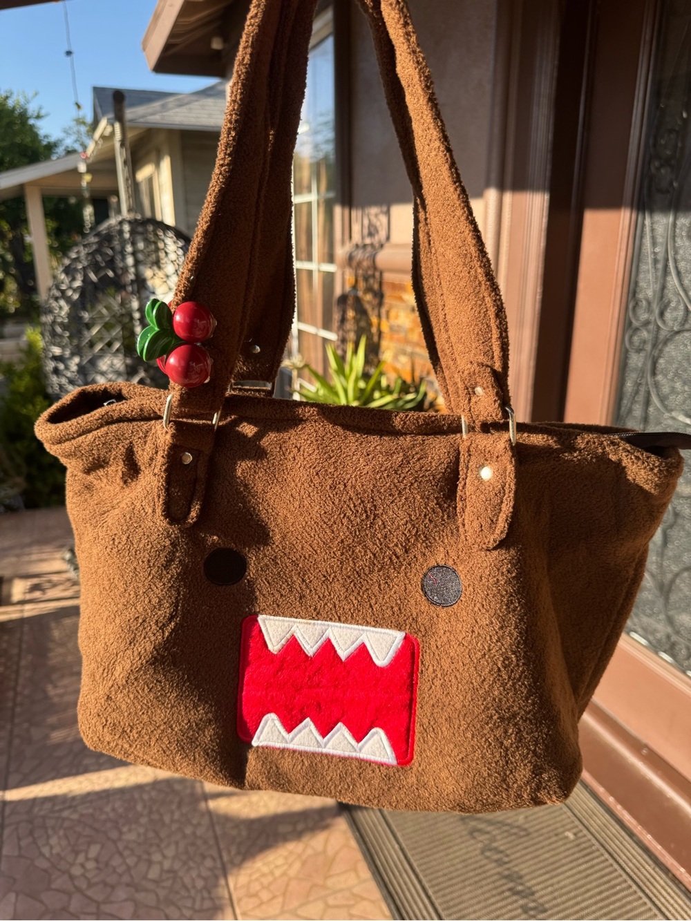 DONT PURCHASE, WILL NOT REFUND Brown Domo-Inspired Tote ( accepting offers :)